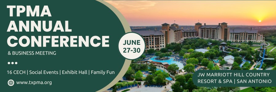 TPMA Annual Conference - Final Day to Register is June 7!